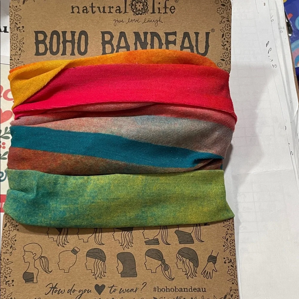 NATURAL LIFE Rainbow Ombré Boho Bandeau Full Size- Out of Stock on NL website - Picture 9 of 10